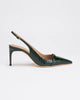 SCHIFFER 70 LEATHER SLINGBACK PUMPS