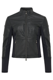 ERIN PERFORATED LEATHER JACKET