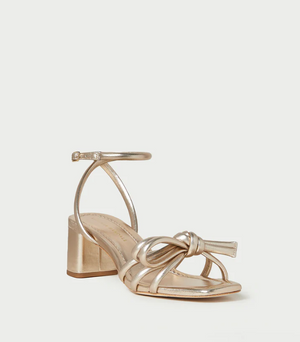 MIKEL BOW MID HEEL SANDAL