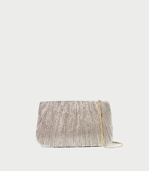 BRIT FLAT PLEATED CLUTCH