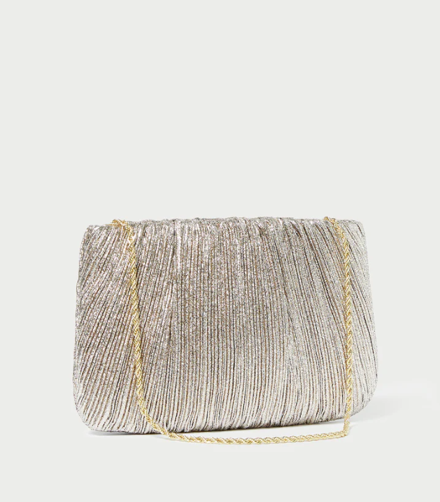 BRIT FLAT PLEATED CLUTCH