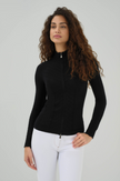 NOELLE SWEATER ZIP UP TOP