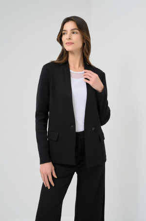 RASALINDA PERFORMANCE KNIT SLEEVE BLAZER