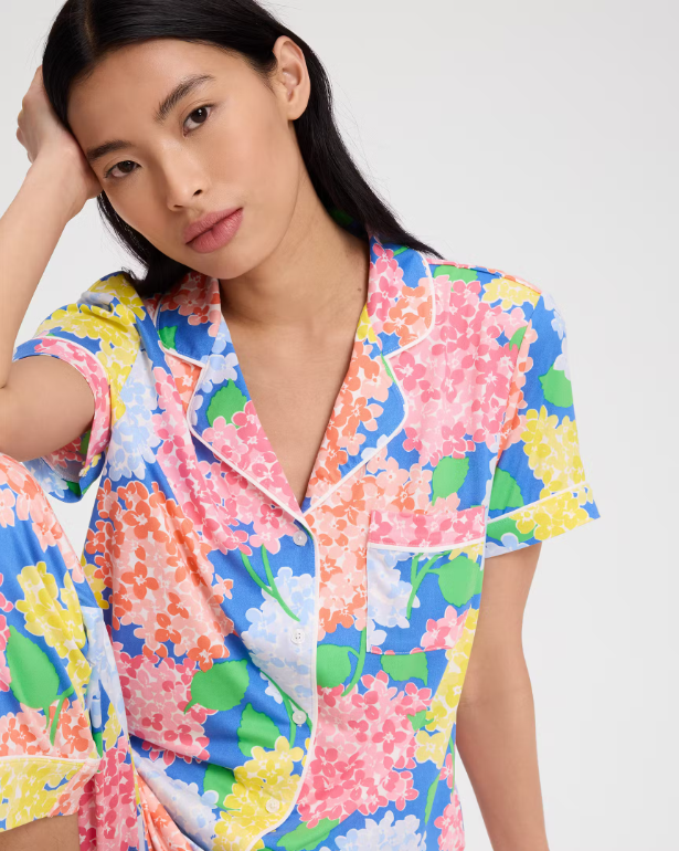 SHORT SLEEVE CROP PJ SET