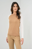 CONNIE SWEATER KNIT BASEBALL SLEEVE SHIRT