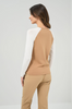 CONNIE SWEATER KNIT BASEBALL SLEEVE SHIRT