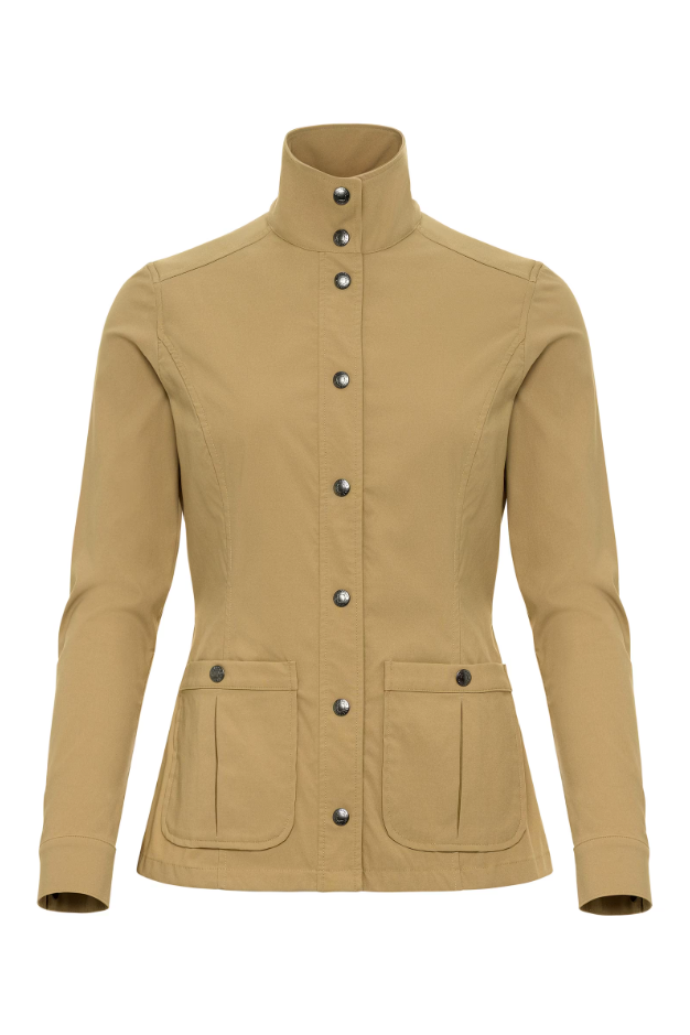 JANE STRETCH SNAP FRONT JACKET