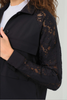 SUTTON LACE SLEEVE TRUCKER JACKET