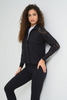 SUTTON LACE SLEEVE TRUCKER JACKET