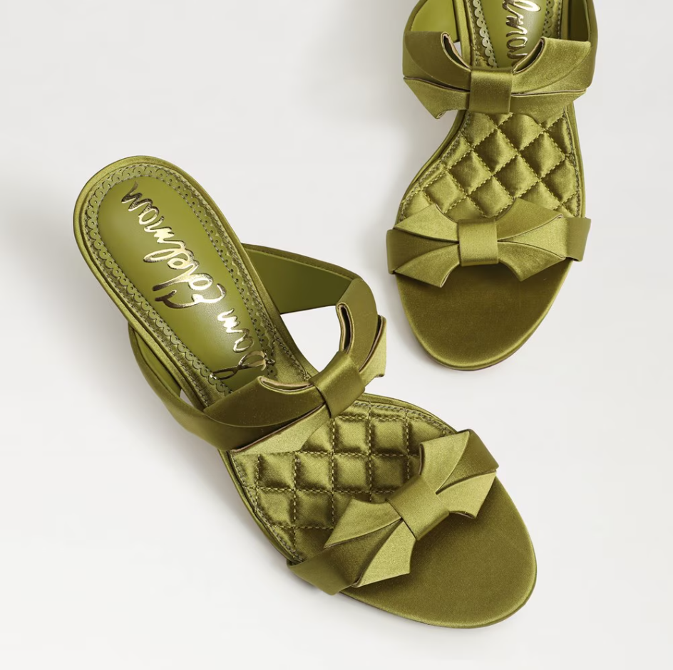 JASMINE DOUBLE STRAP HEEL MULE