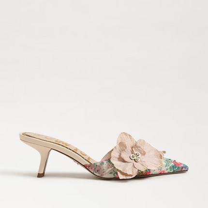 BELLA KITTEN HEEL MULE