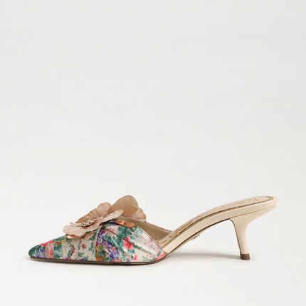 BELLA KITTEN HEEL MULE