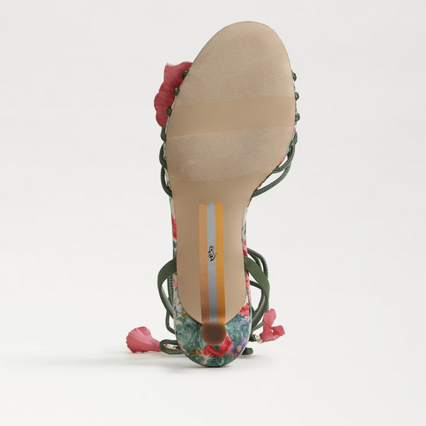 CARLA LACE UP KITTEN HEEL