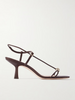 TRIANA LEATHER MID HEEL SANDAL