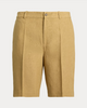 LONG PLEATED LINEN SHORT