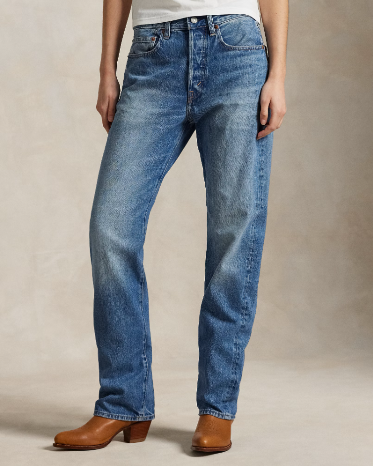 HIGH RISE RELAXED STRAIGHT JEAN