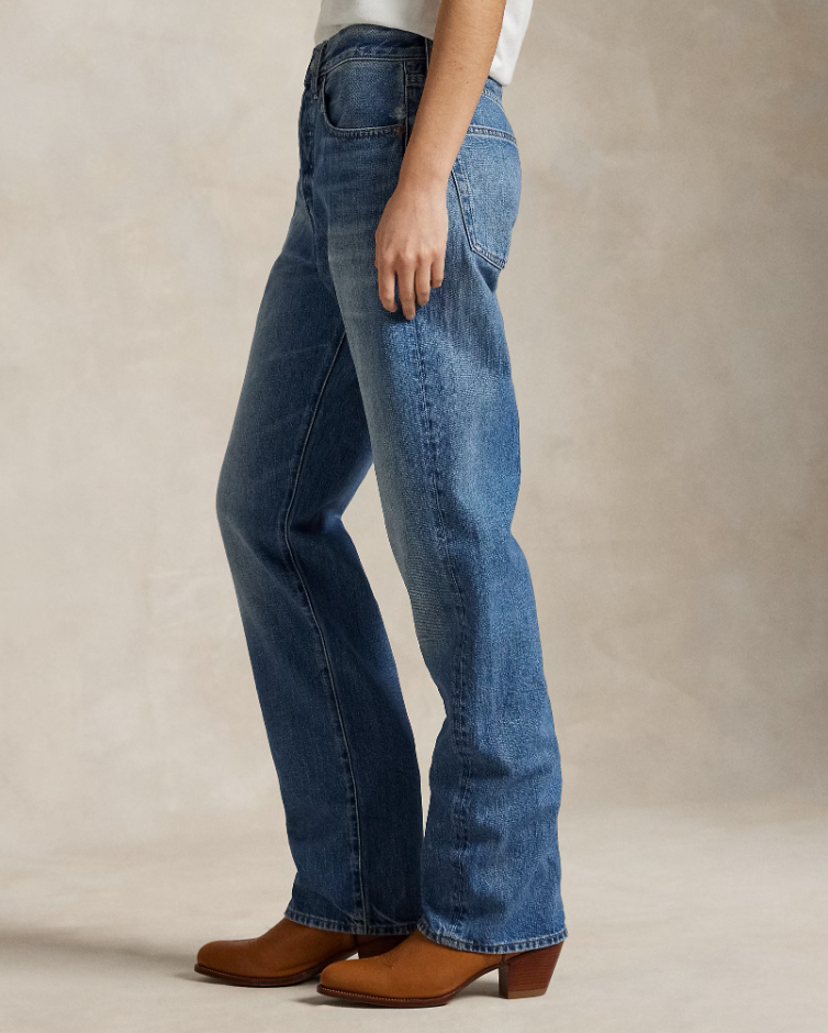 HIGH RISE RELAXED STRAIGHT JEAN