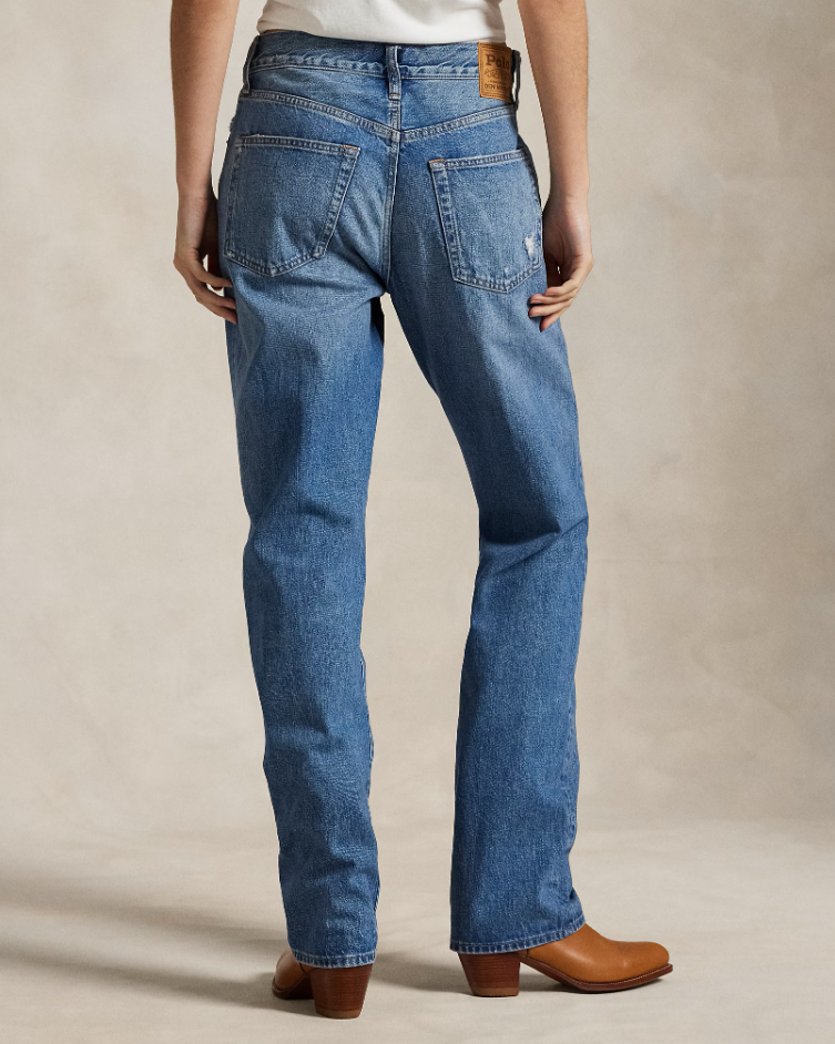 HIGH RISE RELAXED STRAIGHT JEAN