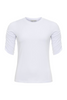 SOPHIA TSHIRT WITH RUCHED ELBOW SLEEVES