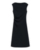 DRAPED BOATNECK DRESS