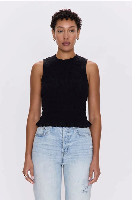 PHOEBE SMOCKED TANK