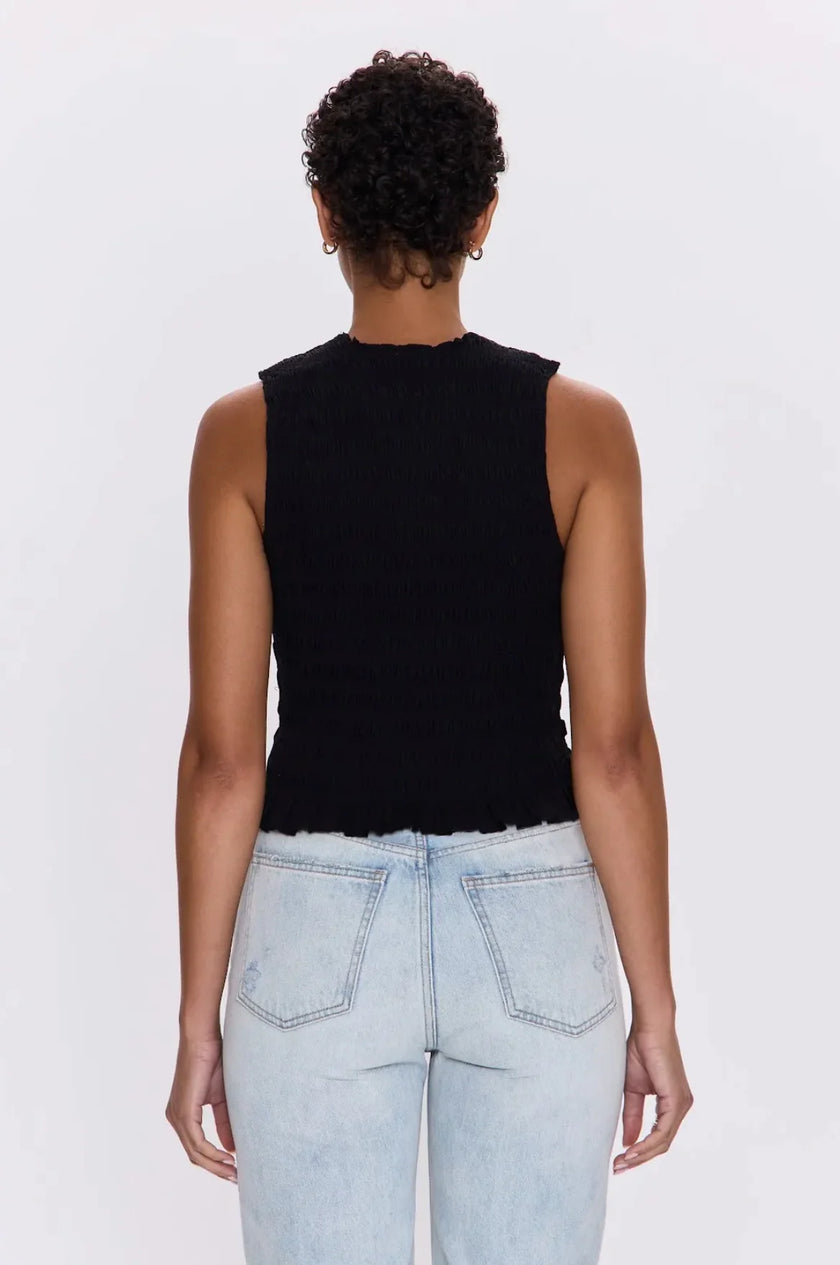 PHOEBE SMOCKED TANK