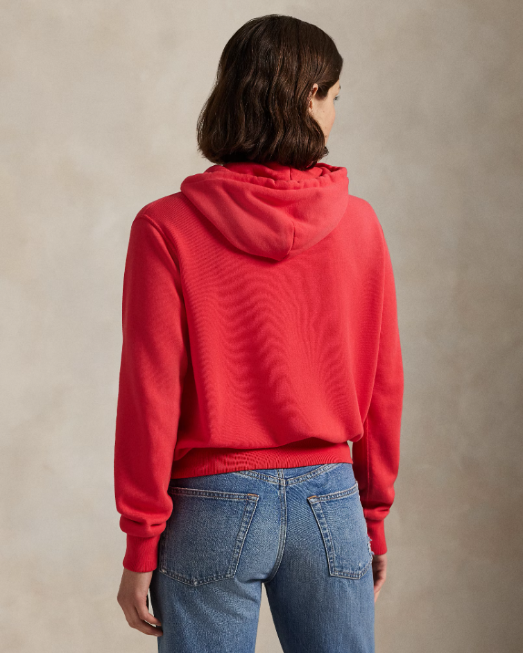 BIG PONY LIGHTWEIGHT FLEECE ZIP HOODIE