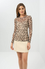PRINTED MESH JULIANA TOP