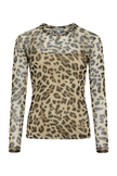 PRINTED MESH JULIANA TOP