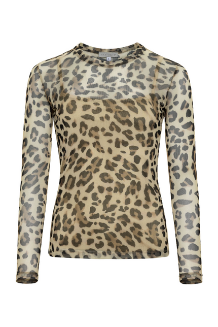 PRINTED MESH JULIANA TOP