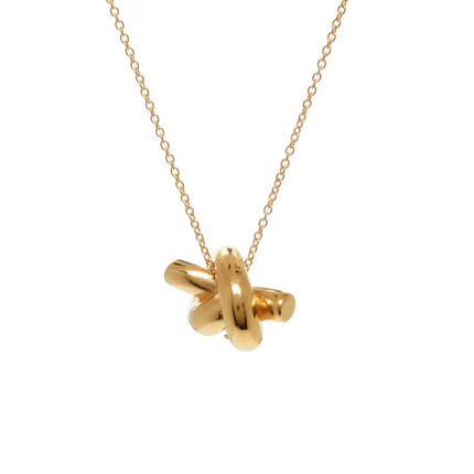 BIG KNOT PENDANT NECKLACE