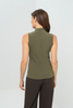 SIOBHAN SLEEVELESS HIGH NECK PIMA RIB TOP