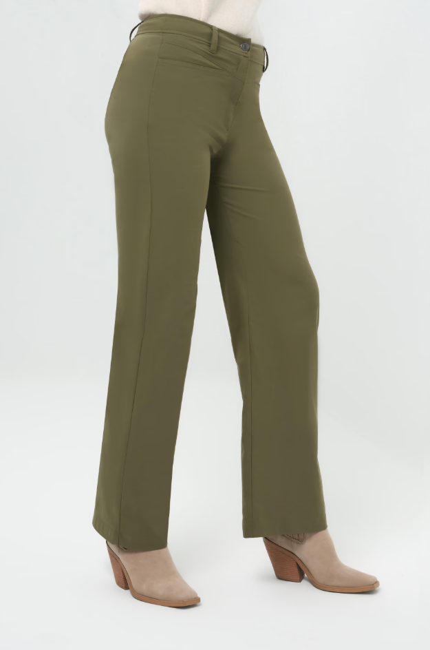 GREYSON MID WEIGHT STRETCH WIDE LEG PANT