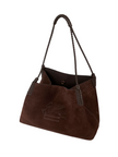 MEDIUM LIBRA TOTE BAG IN SUEDE