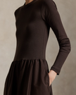 COTTON LONG SLEEVE DRESS