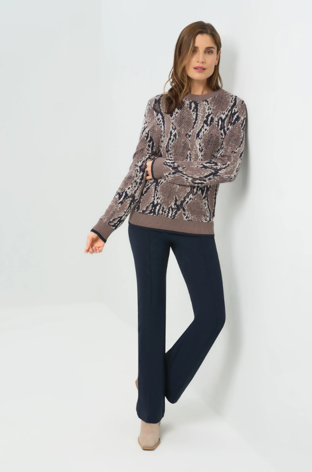 PRINTED ARCHER REMOVABLE TURTLE SWEATER
