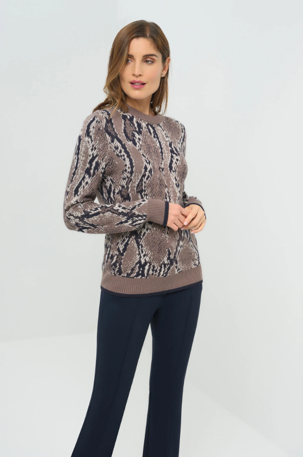 PRINTED ARCHER REMOVABLE TURTLE SWEATER