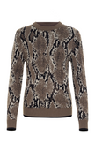 PRINTED ARCHER REMOVABLE TURTLE SWEATER