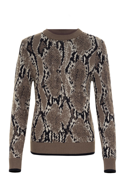 PRINTED ARCHER REMOVABLE TURTLE SWEATER
