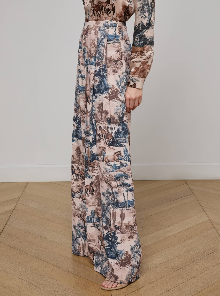 NOVA PLEATED WIDE LEG PANT