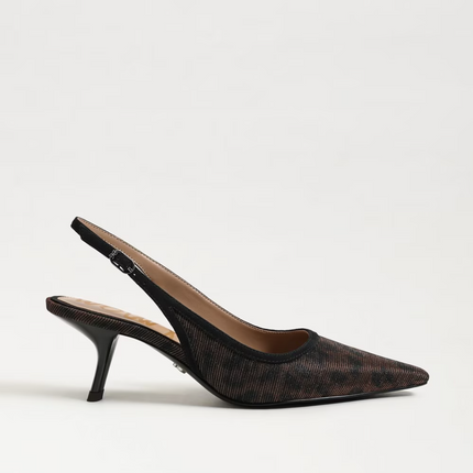 BIANKA SLINGBACK PUMP IN GILDED LEOPARD PRINT