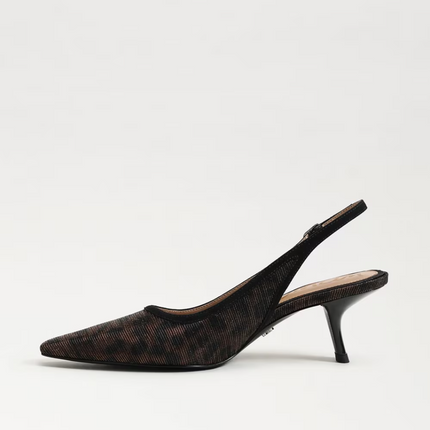 BIANKA SLINGBACK PUMP IN GILDED LEOPARD PRINT