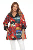 HARMONY IN RED REVERSIBLE RAIN JACKET
