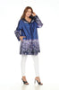 RAIN JACKET WITH JAQUARD BORDER PRINTS