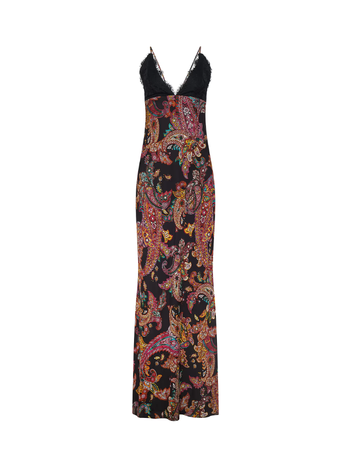 SUSANNA SILK LACE GOWN