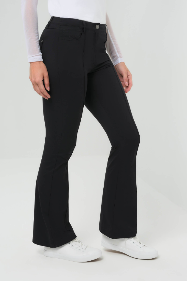 KATYA ULTRLIGHT FLARE PANT WITH PINTUCKING