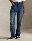 EMBROIDERED RELAXED STRAIGHT JEAN
