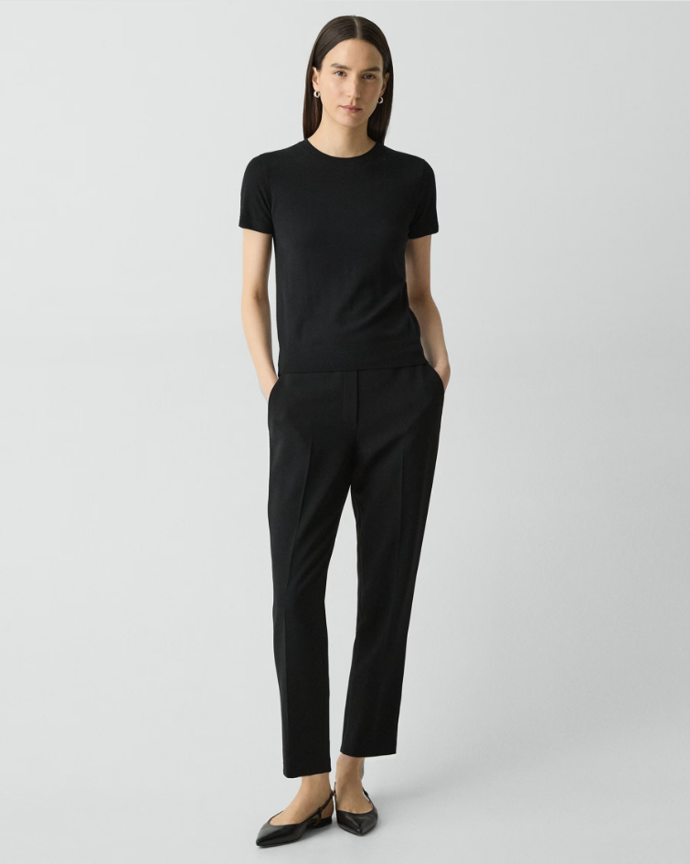 TREECA PULL ON PANT IN ADMIRAL CREPE