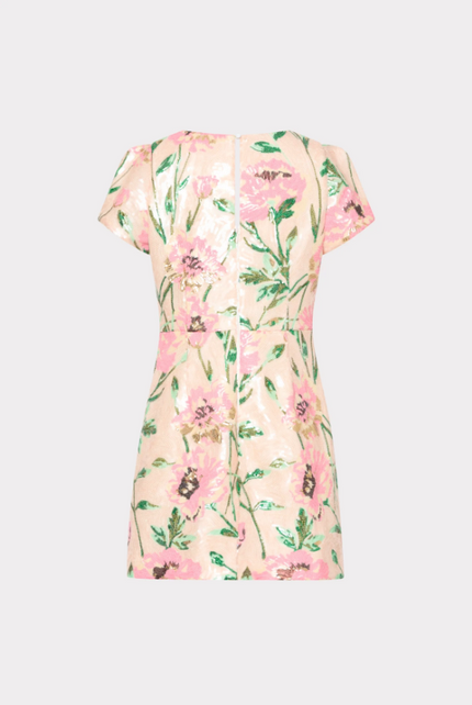ROWEN FLORAL SEQUIN DRESS