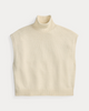 SLEEVELESS COTTON TURTLENECK SWEATER